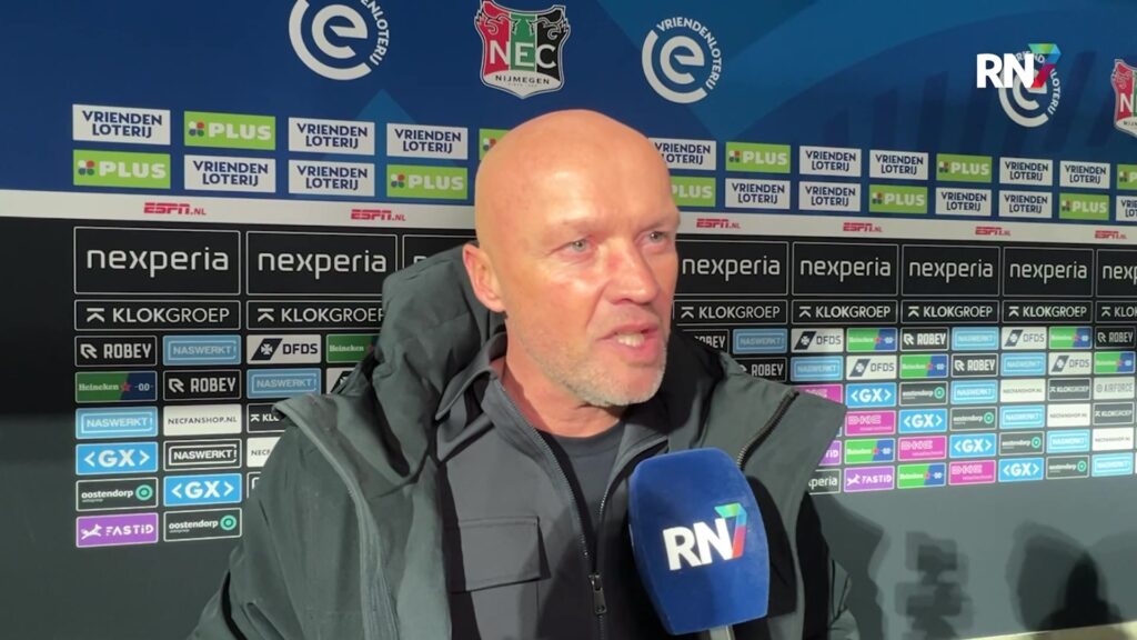 Dick Schreuder tijdens een eerder interview bij NEC