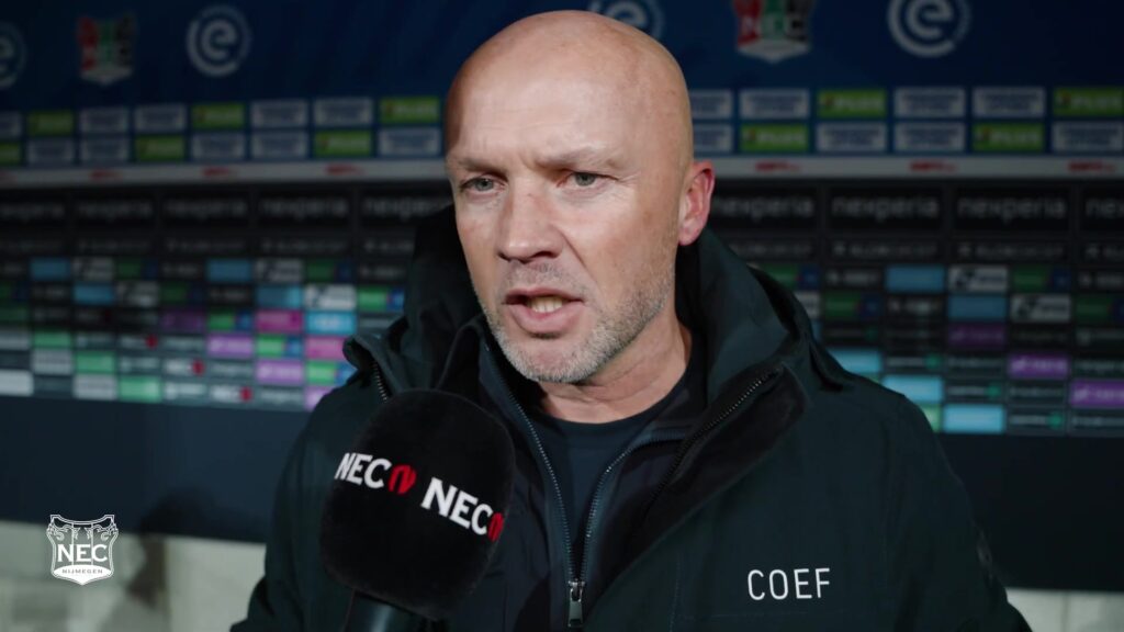 Dick Schreuder tijdens een eerder interview bij NEC