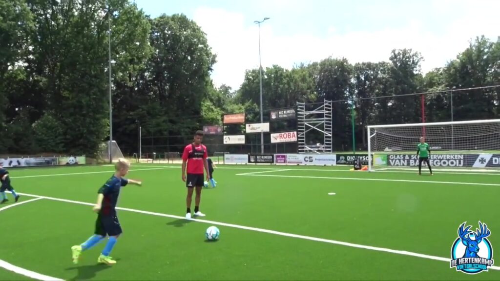 Een trainingsveld bij NEC tijdens een eerdere activiteit