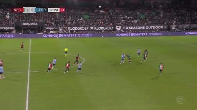 NEC en Fortuna Sittard tijdens een eerdere ontmoeting in Nijmegen