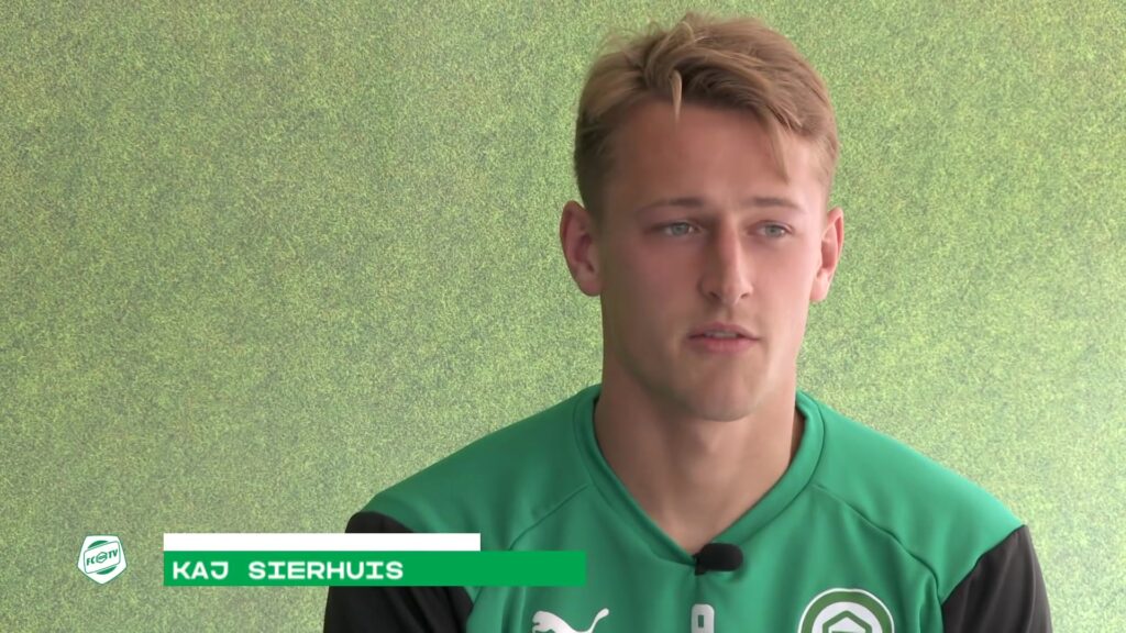 Kaj Sierhuis tijdens een eerder interview bij FC Groningen